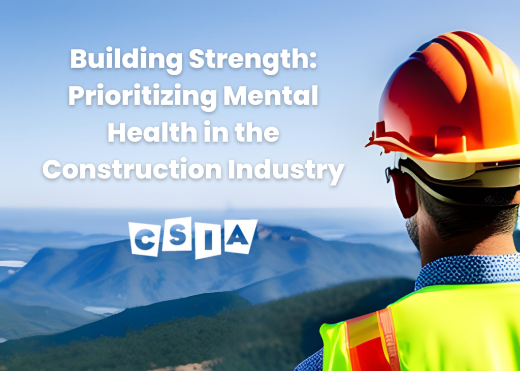 Prioritizing Mental Health in Construction A Call for Change